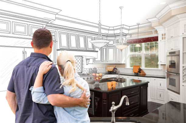 Professional Cabinet Refacing technician working in Perkiomenville, PA